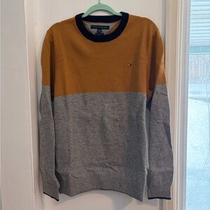 Tommy Hilfiger Men's Colorblock Crewneck Sweater